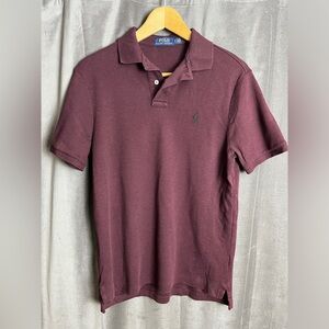 Polo Ralph Lauren Men's Deep Burgundy Polo Shirt - S